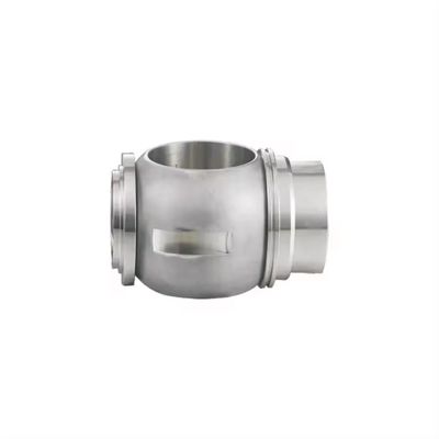 Kundenspezifische Unterstützung OEM Silber aus Edelstahl Festdichtungsventilkugel mit Ventilsitz 201/304/316L von ISO-zertifiziert