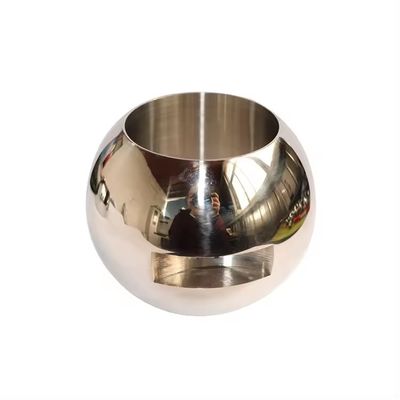 Customized Support OEM Edelstahl Einstück Ballventil mit garantierter und spiegelpolierter Oberfläche
