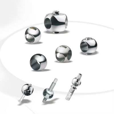 Einzigartiges Design Mini Kugelventil für Ventile Ersatzteile in 201/304/316L Edelstahl Material Silber