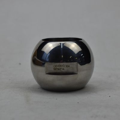 316L Silber DN15 Industrie Edelstahl Hochpolierventil Kugel mit Spiegelpolierte Oberfläche und neueste Technik