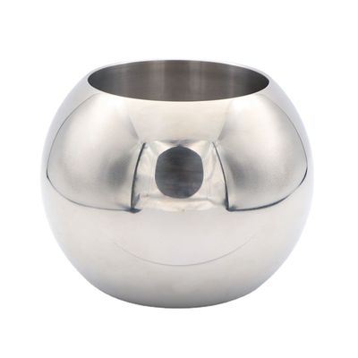 Ventile Ersatzteile DN40 Edelstahl Halbrunder Ball 316L Schwimmball gerade durch Ventil für Hochtemperaturanwendungen