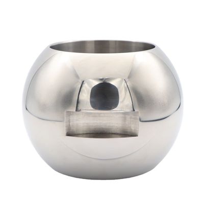 Customized Support OEM Weit verbreitet Superior Floating Straight Through Valve Ball Edelstahl Mini Ball Valve mit Spiegelpolierter Oberfläche