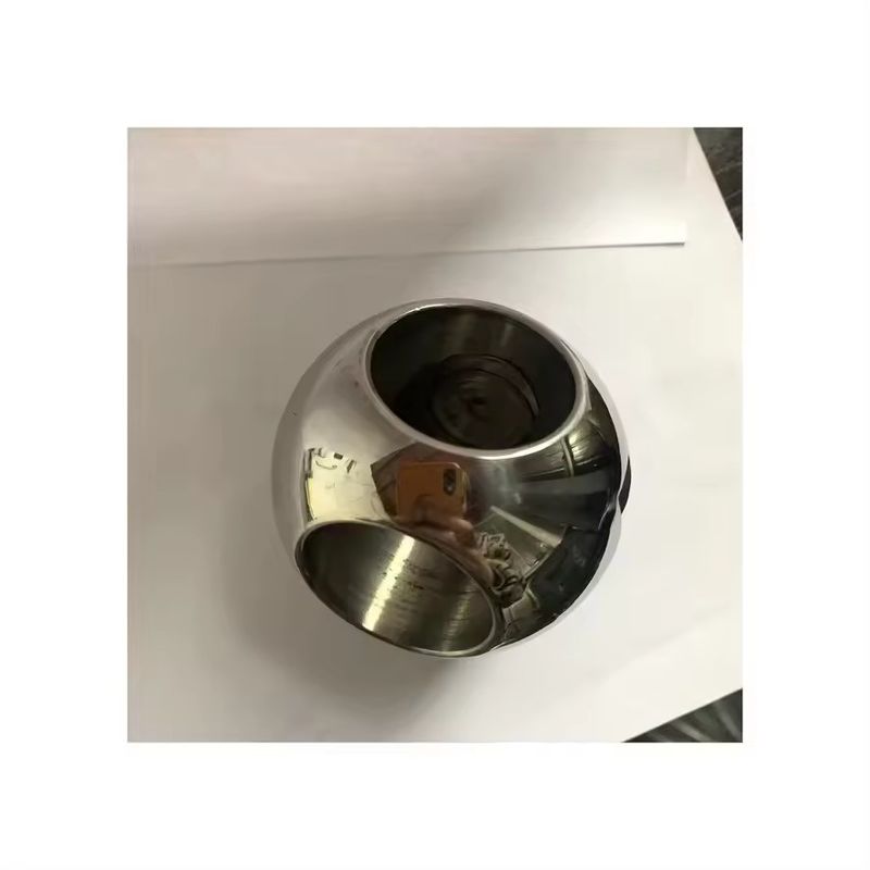 ISO-zertifiziertes DN50-Zubehör für Türventile aus Edelstahl mit spiegelpolierter Oberfläche und kleiner Metallspare Kugel