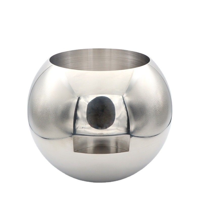 Ventile Ersatzteile DN40 Edelstahl Halbrunder Ball 316L Schwimmball gerade durch Ventil für Hochtemperaturanwendungen